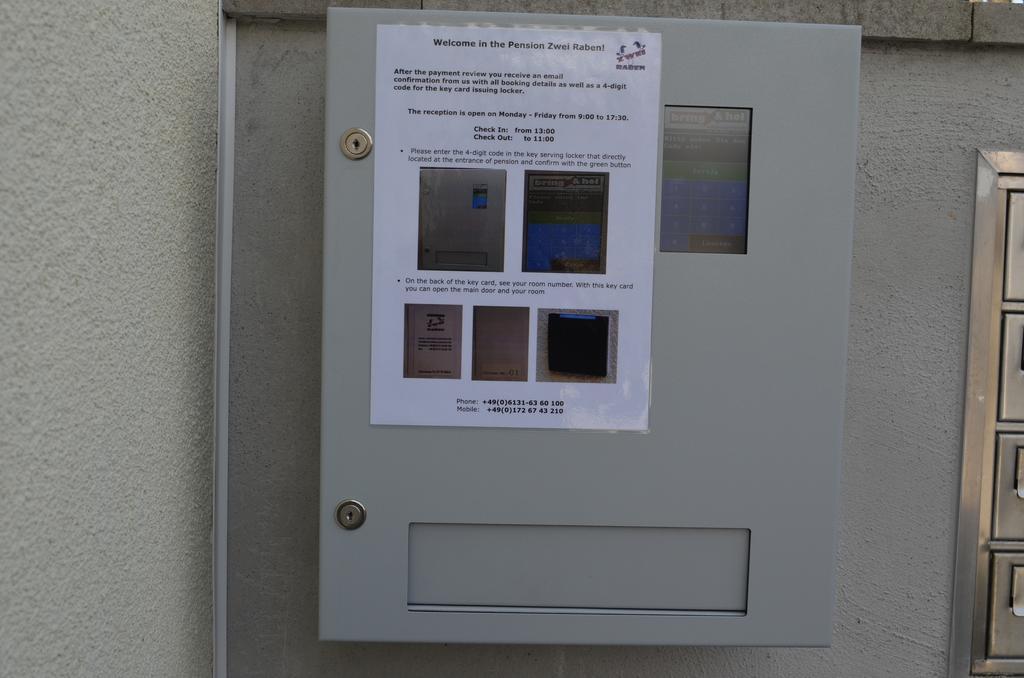 Zwei Raben Pension Mainz Buitenkant foto
